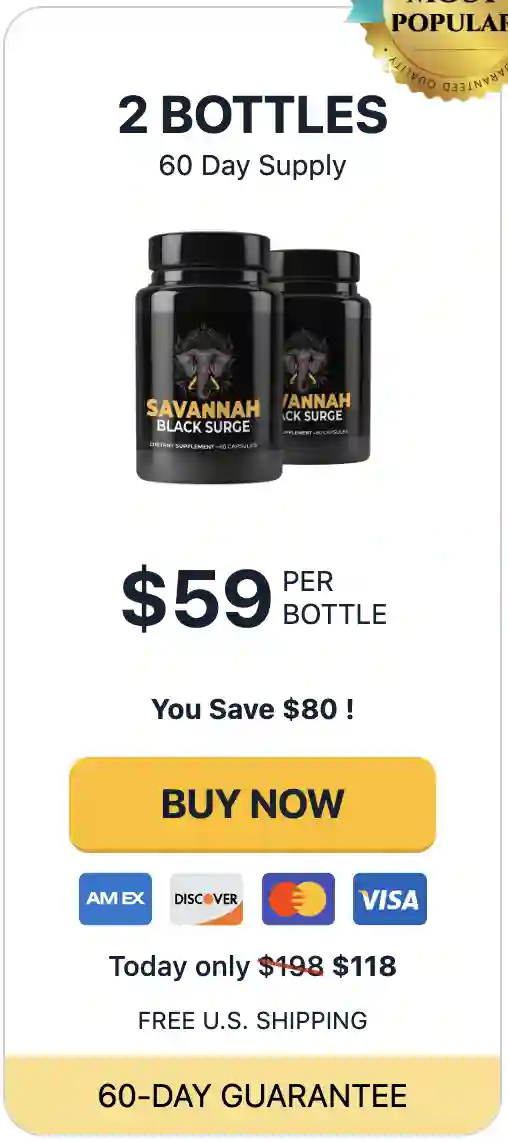 savannah black surge three bottles pack